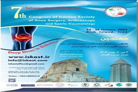 7th International Biennial Congress Of the Iranian Society Of Knee Surgery, Arthroscopy, And Sports Traumatology